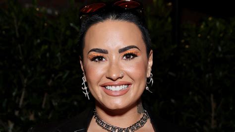 Demi Lovatos Take On The “naked Dress” Is A Total Optical Illusion — See Photos Teen Vogue