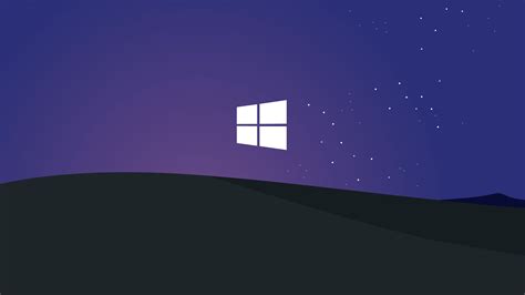 1920x1080 Windows 10 Bliss At Night Minimal 5k Laptop Full Hd 1080p Hd