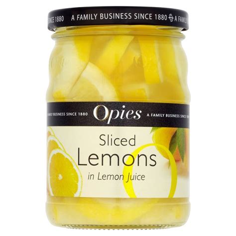 Opies Sliced Lemons In Lemon Juice 350g Caletoni International Grocer