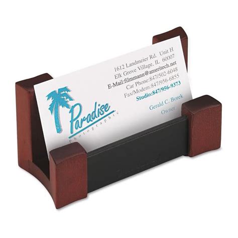 1,223 desk business card holder products are offered for sale by suppliers on alibaba.com, of which card holders accounts for 9%, display racks there are 423 suppliers who sells desk business card holder on alibaba.com, mainly located in asia. Shop Rolodex Black/ Mahogany Wood and Faux Leather Desktop ...