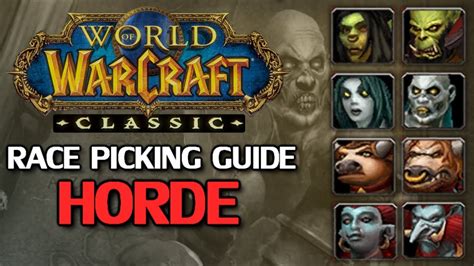This version of questie is still under heavy development. WoW Classic Race Picking Guide - Horde Part 1 - YouTube