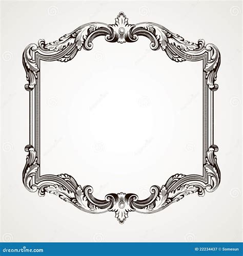 Vintage Border Design Elements Cartoon Vector 28546939