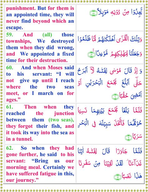 Surah Al Kahf English Page 2 Of 3 Quran O Sunnat