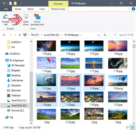 Use The Slideshow Feature In Windows Explorer