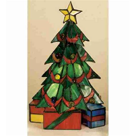 Meyda Tiffany 12961 Christmas Tree Stained Glass Tiffany Specialty Lamp From The Tiffany