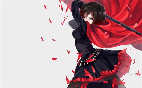 Girls Red Animes Wallpapers Wallpaper Cave