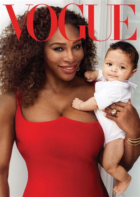 Serena Williams And Alexis Olympia Cover VOGUE February 2018 Images By