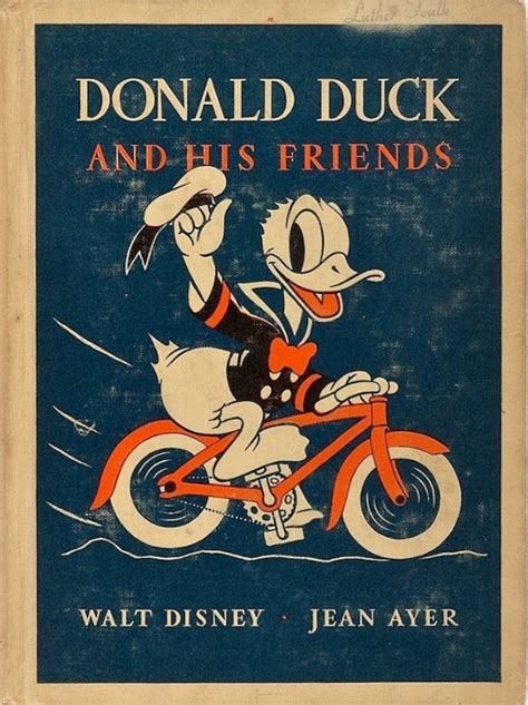 Donald Duck And His Friends Walt Disney 1939 Walt Disney Disney Pixar