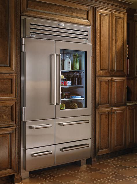 You can now store all kinds of fresh and frozen foods together with your choice of wine in one convenient place. Side-by-Side Refrigerator Freezer With Glass Door - Sub ...