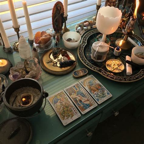 Pagan Altar Inspiration Wiccan Decor Witchy Room Ideas Witchy Ts
