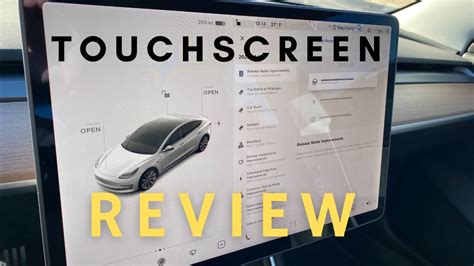 Tesla Model 3 Touchscreen Features Youtube