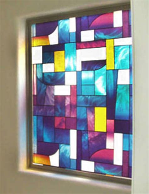 Abstract Stained Glass R05008 Window Film And More