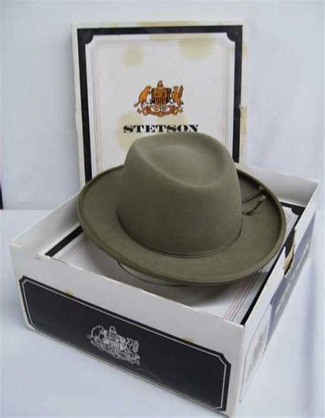 Stetson Hat In Original Box Sz 7 And 38