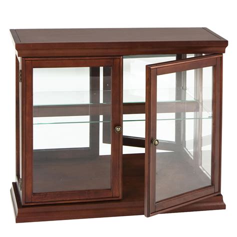 Small Glass Curio Cabinet Display Case • Display Cabinet