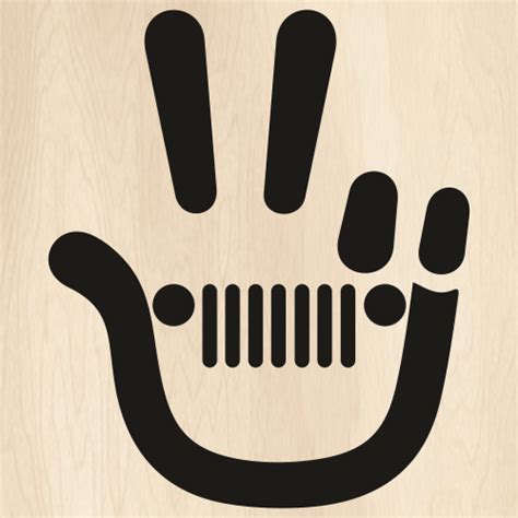 Two Finger Jeep Wave Svg Jeep Wave Vector File Jeep W