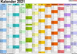 Im überblick finden sie die zusammenfassung der ferientermine sowie den kalender mit wann fangen die sommerferien 2021 an? Kalender 2021 zum Ausdrucken als PDF (17 Vorlagen, kostenlos)
