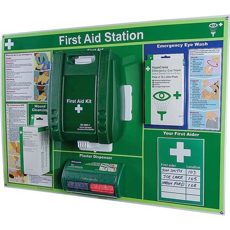 Safety First Aid Evolution Wall Mounted First Aid Kit Station Large