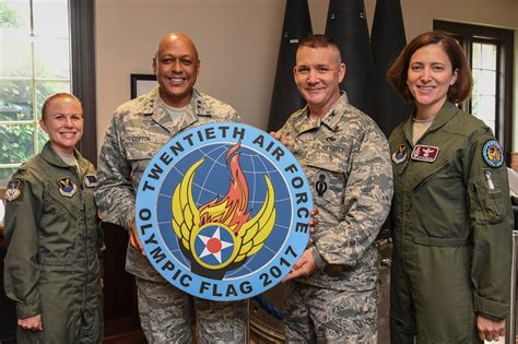 Twentieth Air Force Prepares For Inaugural Olympic Flag Exercise Air