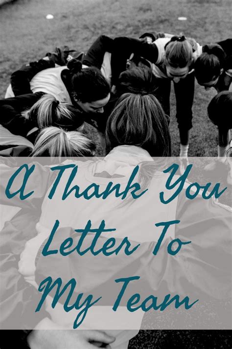 A Thank You Letter To My Team Thank You Letter Lettering Thank You Team
