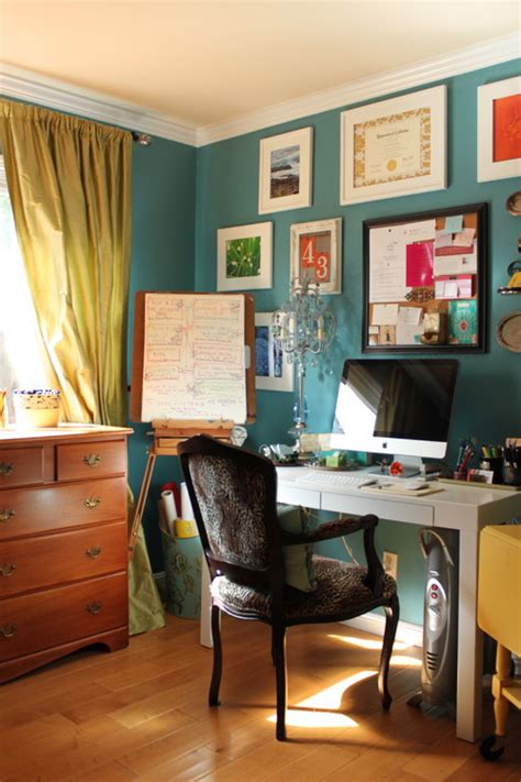 31 Great Eclectic Home Office Design Ideas