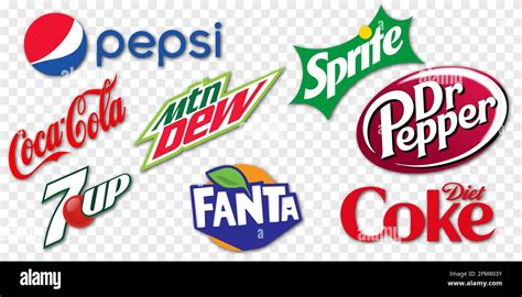 Dr Pepper Sprite 7up Coca Cola Pepsi Imágenes Vectoriales De Stock Alamy