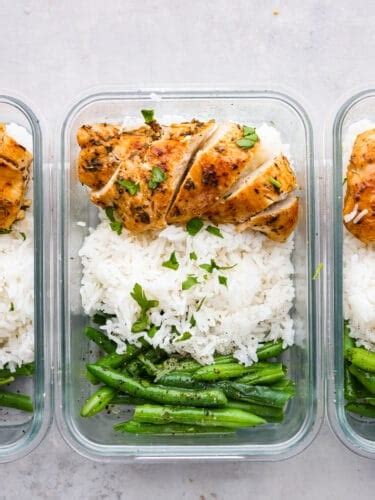 Chicken And Rice Meal Prep Bowls The Recipe Critic