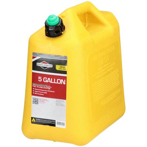 Briggs And StrattonÂ® 5 Gallon Diesel Fuel Can Brickseek