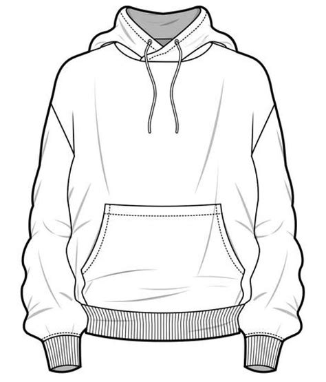 How to draw a hoodie many drawing fans are asking this question! Hoodie Flat Sketch at PaintingValley.com | Explore ...