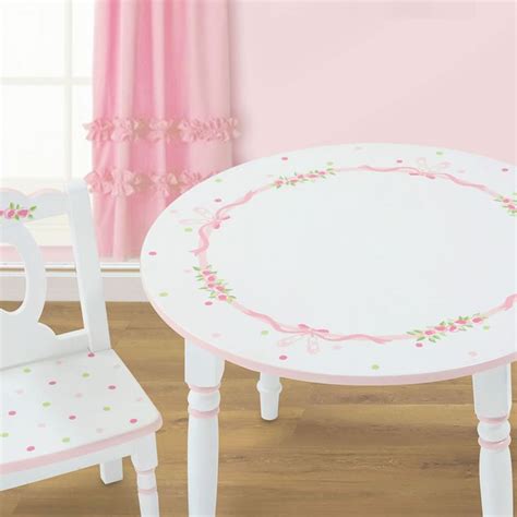 So well made and stands up great to toddler arts and crafts and food and general messiness. Ballet-hand-painted-girl's-table-set | Kids table and ...