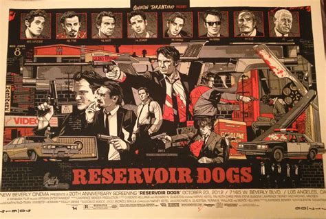Inside The Rock Poster Frame Blog Tyler Stout Reservoir Dogs Movie