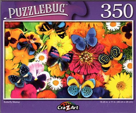 Butterfly Meetup 350 Pieces Jigsaw Puzzle Ebay