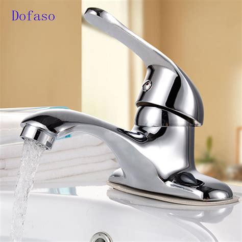 Dofaso Bathroom Faucets Mixer Cold And Hot Basin Bath Tap Deck Faucet