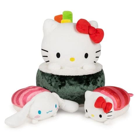 Sanrio Hello Kitty And Friends Gund 6 Cinnamoroll Sashimi Plush Showcase