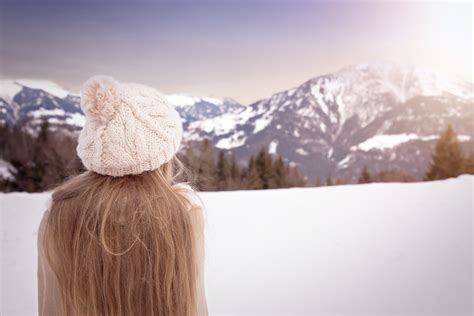 Free Images Landscape Nature Person Snow Winter Girl Female