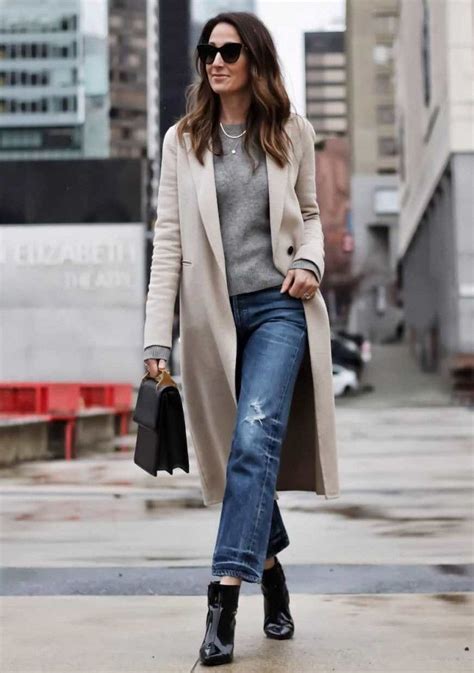Jeans Winter Street Style Winter Clothing Street Fashion Trench Coat