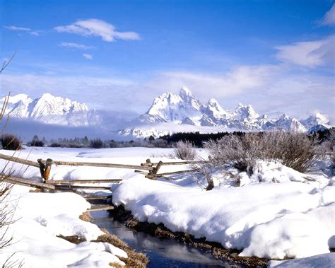 Winter Wyoming Wallpapers 2560x2048 1352106 Winter Scenes Teton