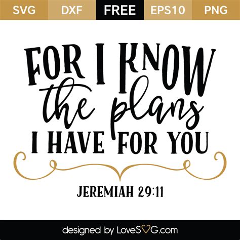 Bible Quotes Svg Free Jeremiah 29 11 Bible Verse Svg Religious Svg Hot Sex Picture