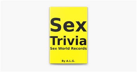 ‎sex Trivia Sex World Records On Apple Books