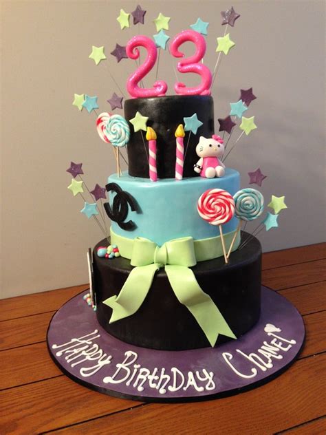 8 23rd Birthday Cakes For Women Photo 23rd Birthday Cake Mac