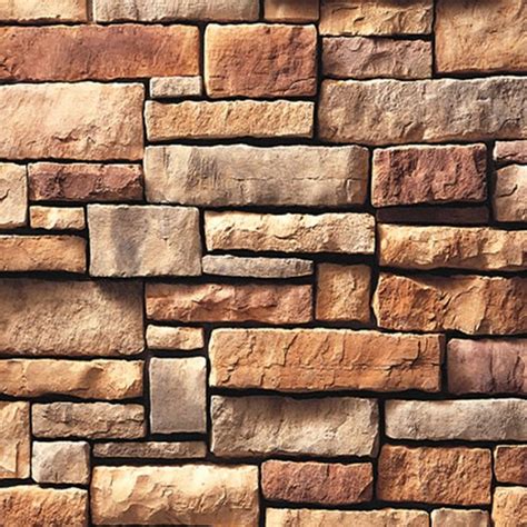Boral Cultured Stone Chester Drystack Ledgestone Caramel - South Alabama Brick Company