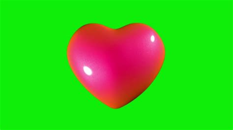 Heart Beating Green Screen Effect Animation Youtube