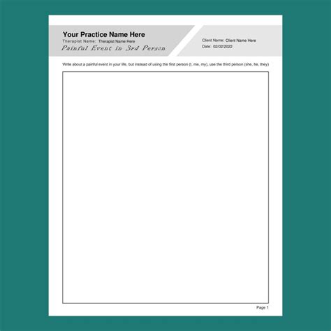 Narrative Therapy Worksheets Bundle Editable Fillable Printable PDF Templates Counselors