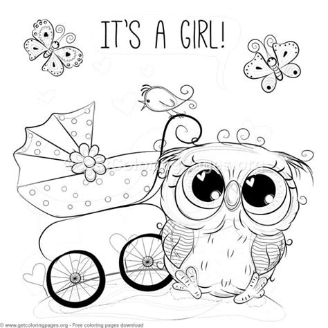 21 Cute Owl Coloring Pages Free Instant Download Coloring
