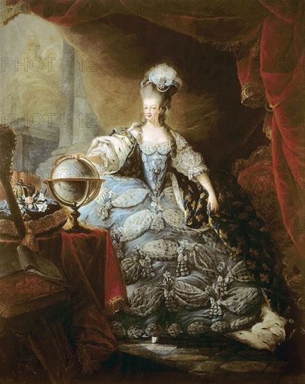 Gautier Dagoty Marie Antoinette Reine De France Photo Hached