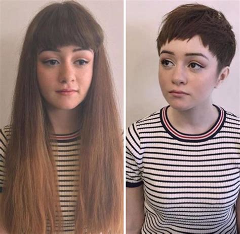 75 People Who Made Drastic Haircut Transformations Long To Short Hair