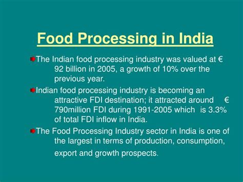 Ppt Food Processing In India Powerpoint Presentation Free Download