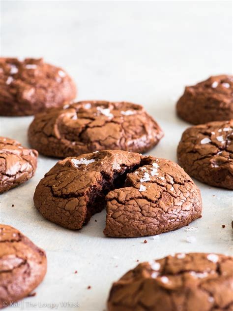 Fudgy Chocolate Brownie Cookies Gluten Free The Loopy Whisk