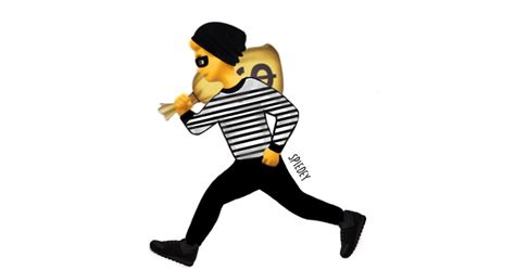 What Happened To The Robber Emoji Apparently It Never Existed