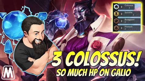 Colossus So Much Hp On Galio Tft Neon Nights Teamfight Tactics