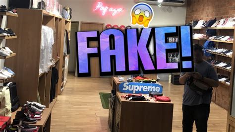 Visiting The Fake Supreme Store And Fake Markets In Jakarta Youtube